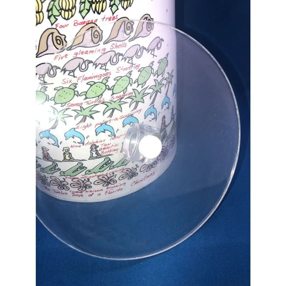 Shelton Ware Vintage The Twelve Days Of A Florida Christmas Ice Bucket.